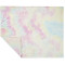 Couverture polaire en flanelle tie-dye