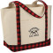 Fourre-tout bateau en coton Buffalo Plaid 18oz