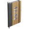 Carnet de notes relié en bambou FSC Mix de 5,5