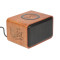 Haut-parleur Bluetooth en bois avec chargeur sans fil