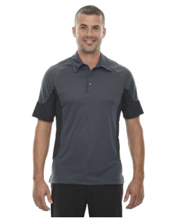 Polo performance UTK frais logikMC pour homme Refresh de North End SportMD Rouge en jersey à motif mélangé avec café