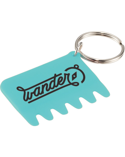 Porte-clés brosse à clavier en silicone