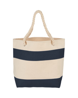 Fourre-tout en toile de coton avec poignée en corde de 16 oz