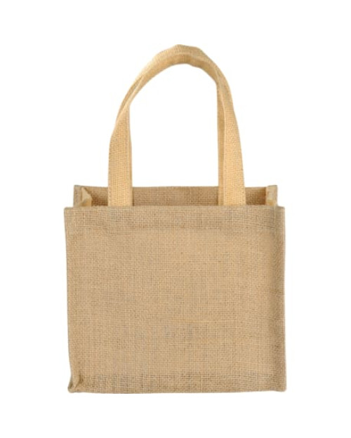Mini fourre-tout cadeau en jute