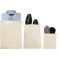5 onces. Pochettes de voyage en coton 3 pièces