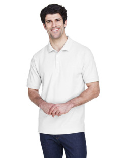 Polo pour homme à manches courtes en piqué Pima de Devon & Jones