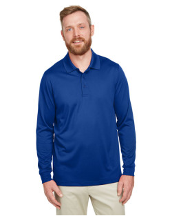 Advantage - Polo pour homme de taille longue à manches longues avec protection contre les accrocs Plus